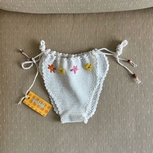 Knit bathing suit bottom — handmade